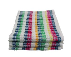 Kleurige katoenen doek - 31 x 35 cm